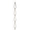Northlight LED Lighted Battery Operated Diamond Link Christmas Garland - 7' - Warm White Lights